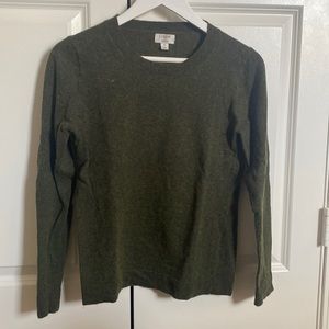Green J.Crew sweater